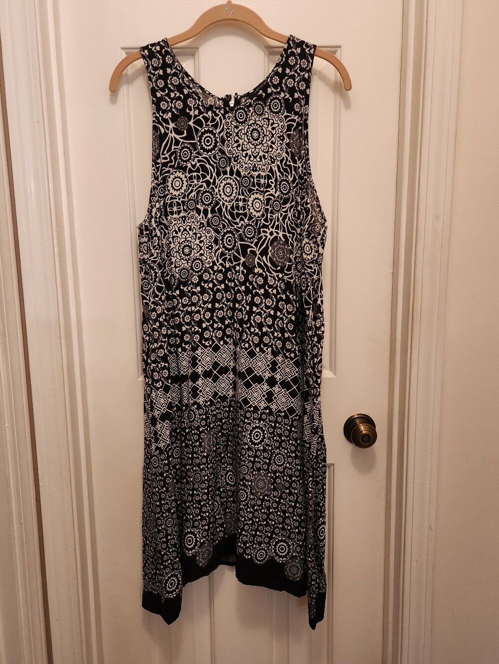 Sam & Jess Sleeveless Boho Shift Dress - SizeXL